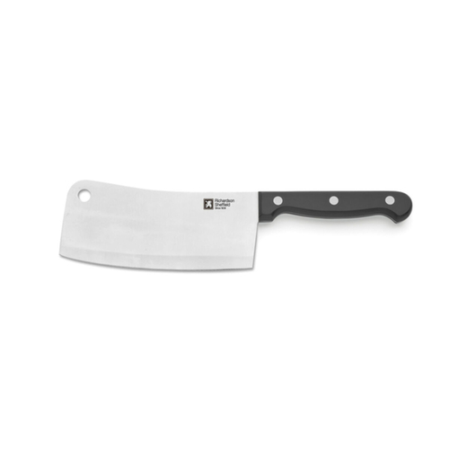 Large Cooking Knife Richardson Sheffield Artisan Black Metal Stainless