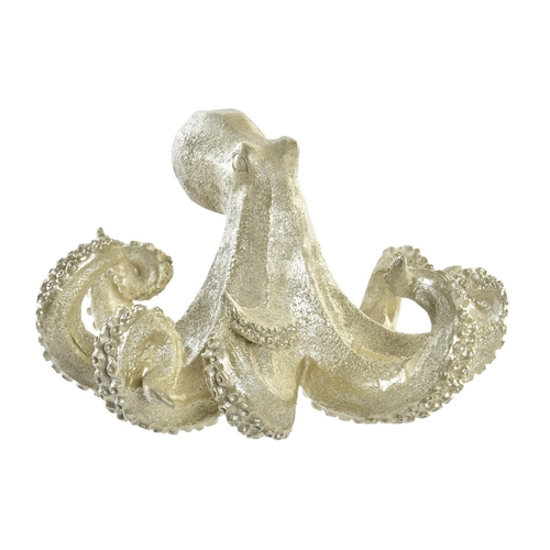 Decorative Figure DKD Home Decor Golden Resin Octopus Mediterranean