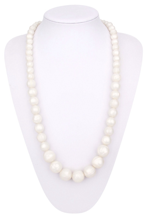 The Pencil Grip 2023297 32 in. Round Beads Chewable Necklace, Asso