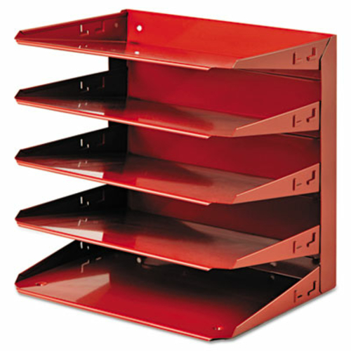Steelmaster 26425L007 Soho Horizontal Organizer- Letter- Five Tier- St