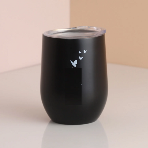 BLACK STAILNESS STEEL COFFE MUG