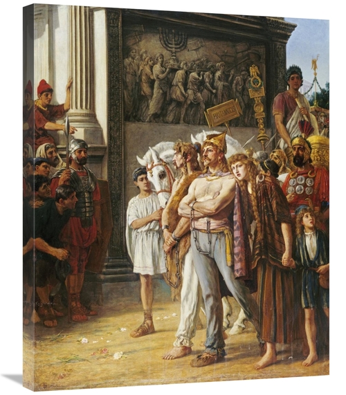 Global Gallery GCS-266152-30-142 30 in. Caratacus Being Paraded by the