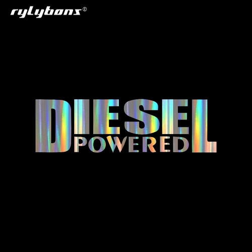 Rylybons DIESEL POWERED Funny Car Bumper Stickers