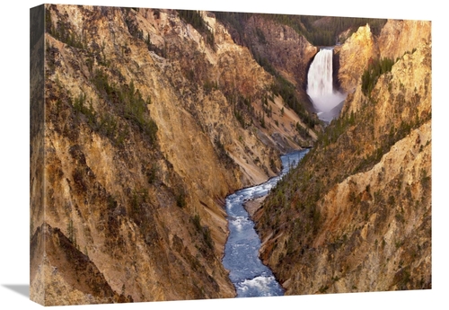 Global Gallery GCS-396518-1824-142 18 x 24 in. Lower Yellowstone Falls