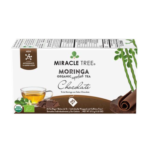 Miracle Tree's Organic Moringa Tea, Chocolate