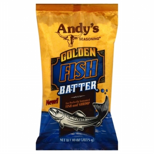 ANDYS 122031 Andys Golden Fish and Shrimp Batter- 10 oz. - Pack of 6