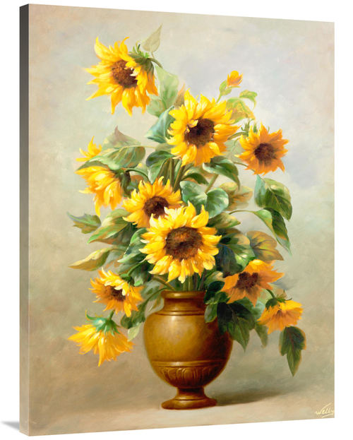 Global Gallery GCS-128097-3040-142 30 x 40 in. Sunflowers in Bronze II