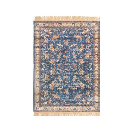 Chiraz Blue Silky Home Rug