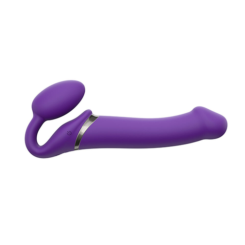 Vac-U-Lock - Ultra Harness 2 & Plug Vibrating Strap-on-me Purple
