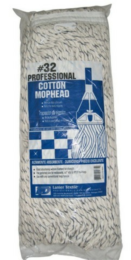 Lanier 106-4PLY-#32 Size 32 Cut End Mop Head 