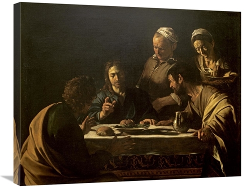 Global Gallery GCS-281825-30-142 30 in. Supper at Emmaus Art Print - C