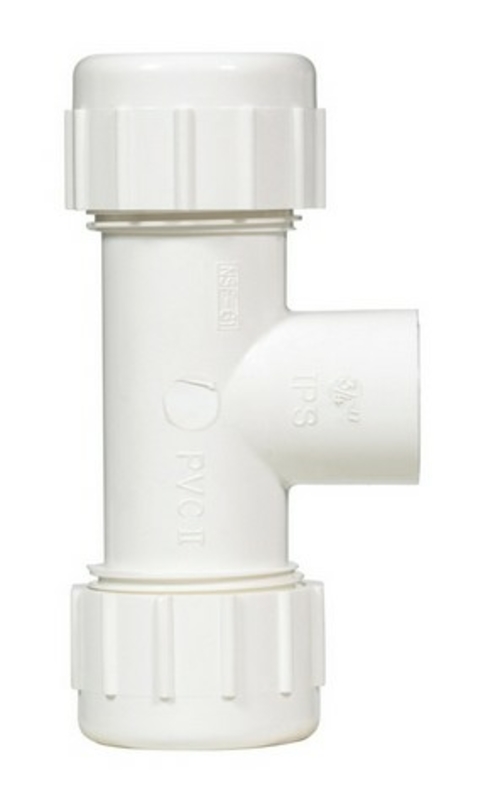 Kbi CPT-0750-T 0.75 in. Schedule 40 Reducing Comp Tee