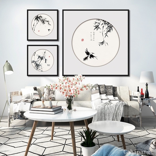 Bamboo Still Life Painting Wall Art Pictures