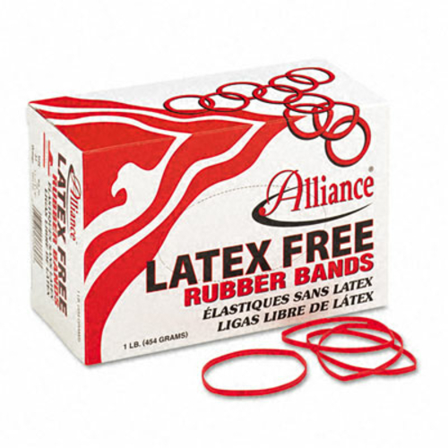Alliance 37336 Latex-Free Orange Rubber Bands  Size 33  1/8 x 3-1/2  8
