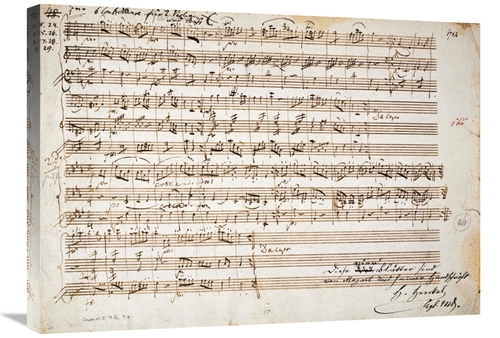 Global Gallery GCS-278794-30-142 30 in. Six Contre Danses, K.V. 46