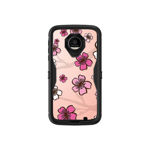 MightySkins MOZDED-Cherry Blossom Skin for Otterbox Moto Z Force Droid