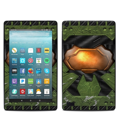 DecalGirl AK77-CHIEF 7 in. Amazon Kindle Fire 7th Generation Skin - Ha