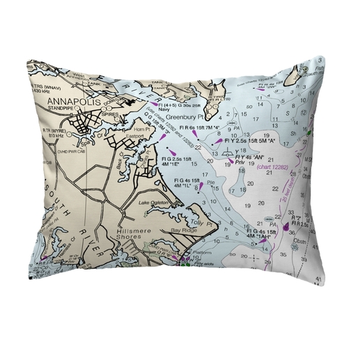 Betsy Drake NC12263AN 16 x 20 in. Annapolis, MD Nautical Map Nonco