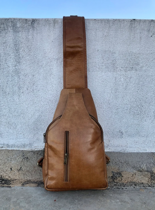 Handmade Leather Sling Bag