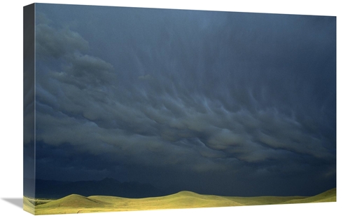 Global Gallery GCS-452919-1624-142 16 x 24 in. Storm Clouds Over Hills