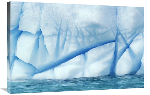 Global Gallery GCS-398280-2436-142 24 x 36 in. Crevasses Created By th