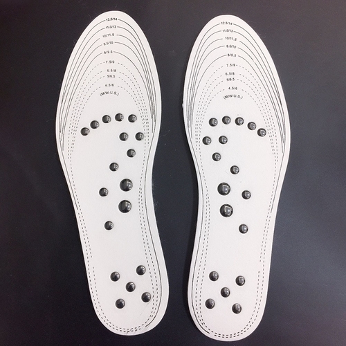 1Pair Magnetic Therapy Shoe Inserts Massage Insole