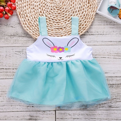 Cotton Toddler Baby Girls Sleeveless Vest Easter