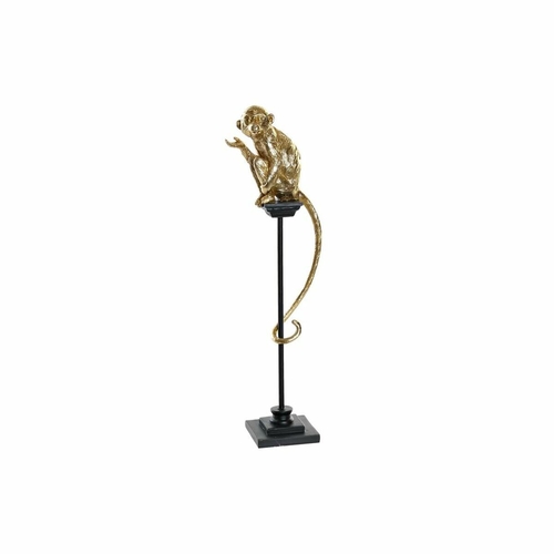 Decorative Figure DKD Home Decor 13 x 9 x 45,5 cm Black Golden