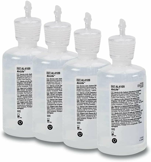 Pack of 25 Sodium Chloride Solution 0.9% for Cleansing Moistening