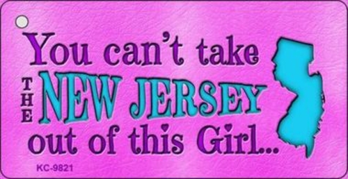 Smart Blonde M-9821 New Jersey Girl License Plate Metal Magnet Novelty