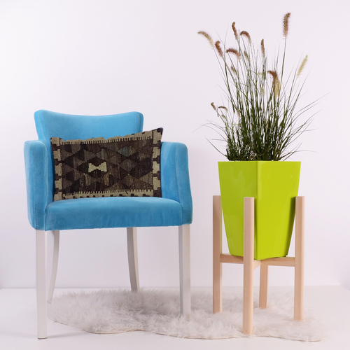 Kilim Handwoven Woody Brown Cushion Cover