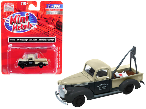 1941-1946 Chevrolet Tow Truck \Harmond‚Äôs Garage\" Black and Cream