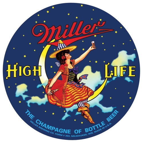 3 Inch Cloth Patch Miller High Life