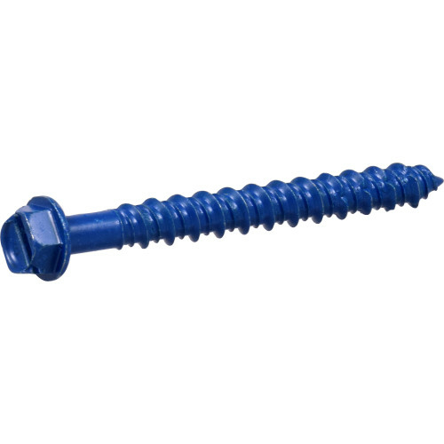 Hillman Fasteners 375295 0.25 x 2.25 in. Blue Slotted Hex Washer-Head 