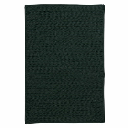 Colonial Mills Rug H109R096X096S Simply Home Solid - Dark Green 8 ft. 