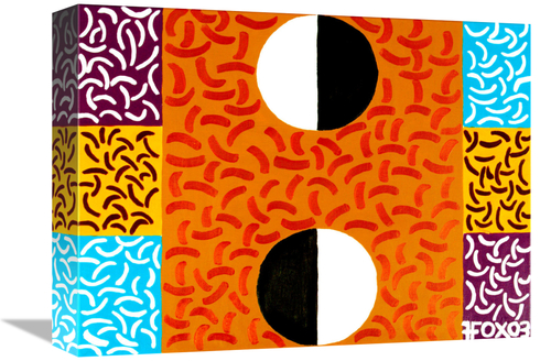 12 x 16 in. Half Moons Art Print - Ulrick Fox