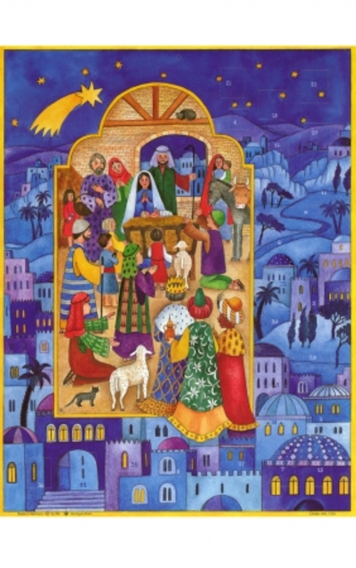 SELL ADV739 Sellmer Advent - Large Nativity Window