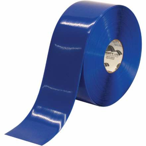 Mighty Line T94100B 4 in. x 100 ft. Blue Deluxe Safety Tape