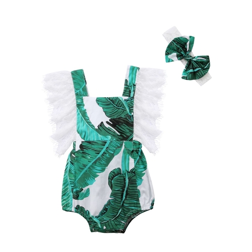 Infant Newborn Outfit Baby Girls Romper