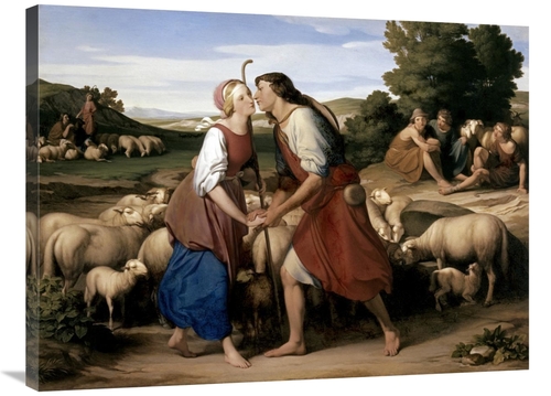 Global Gallery GCS-282585-36-142 36 in. Jacob & Rachel Art Print - Gus