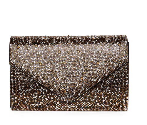 Graphic Embroidred Clutch Bag