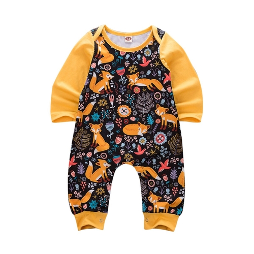 2020 Newborn Baby Boy Girl Cute Fox Clothes Cotton