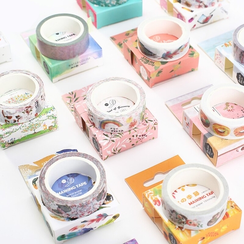15mm*7m Cute Flowers Washi Tape Stickers