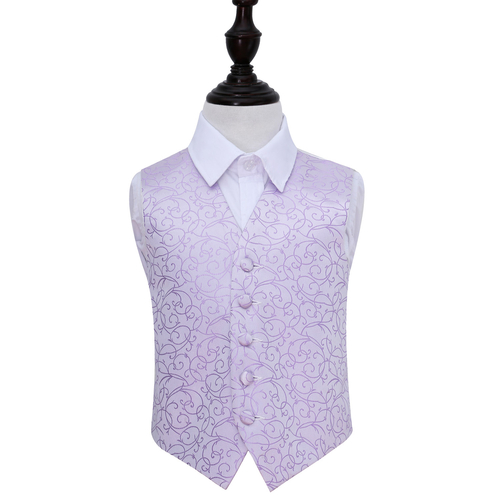 Swirl Waistcoat - Boys - Lilac, 32'