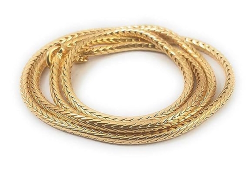 GOLD Copper Gold Plated Chain 81 GRAM