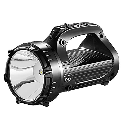 LED SEARCH LIGHT Rechargeable Torch BLACK