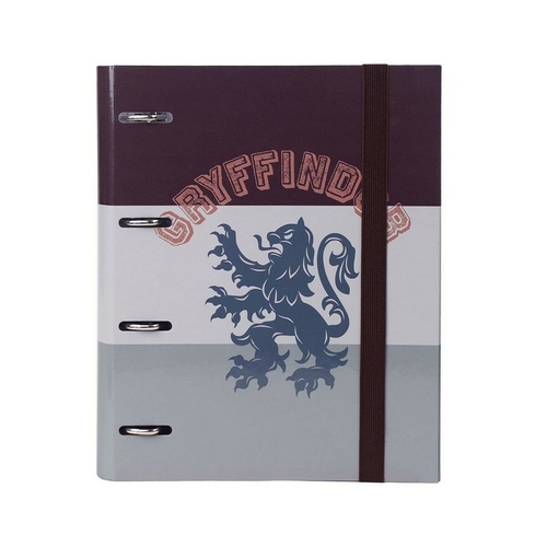 Ring binder Harry Potter Gryffindor Grey A4 Red (26 x 32 x 4 cm)