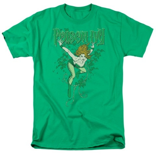 Trevco Dc-Poison Ivy - Short Sleeve Adult 18-1 Tee - Kelly Green- Larg
