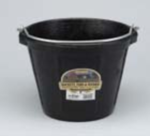 Miller Rubber All Purpose Pail Black 10 Quart - DF10