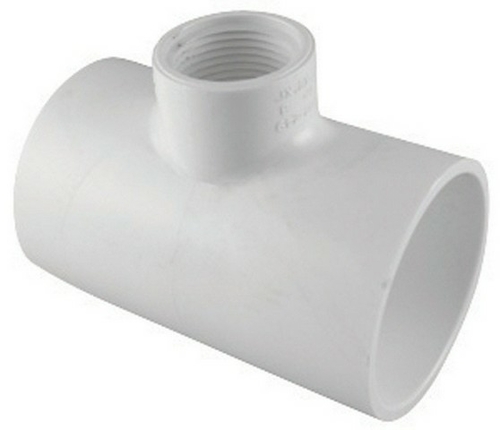 Charlotte PVC 02401 5000 2 x 2 x 0.75 in. Reducing Tee